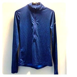Navy and Blue Half Zip